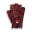 Prémiové ručne šité bezprstové rukavice z amerického jeleňa - Farba: bordová, Veľkosť: 10