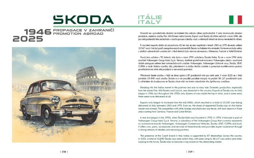 ŠKODA - propagace v zahraničí / Promotion abroad 1945-2025