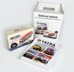 Darčekový balíček kniha Tatra 815 + Monti System MS 10 Tatra Rallye Dakar