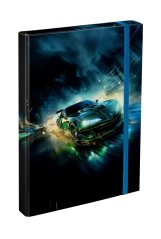 Dosky na školské zošity A4 - pretekárske auto