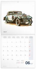 Poznámkový Kalendár Classic Cars - Zapadlík 2027