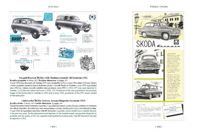 ŠKODA - propagace v zahraničí / Promotion abroad 1945-2025