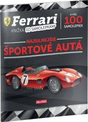 Ferrari, najkrajšie športové autá - knižka so samolepkami