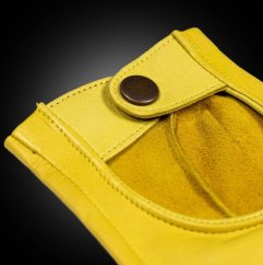 Klasické dámske kožené rukavice na šoférovanie