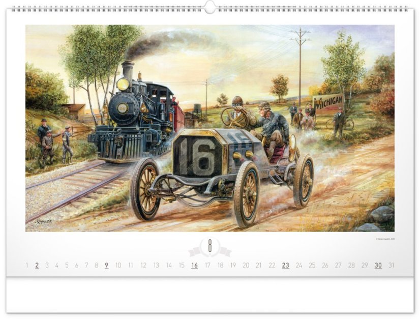 Kalendár Oldtimers / Zapadlík