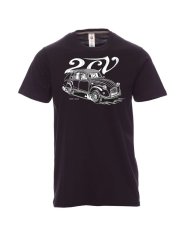 Čierne pánske tričko 2CV