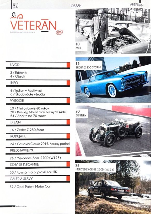 Veterán SK 04/2019