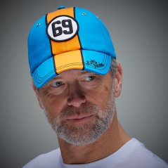 69 Lucky Number Cap cobalt