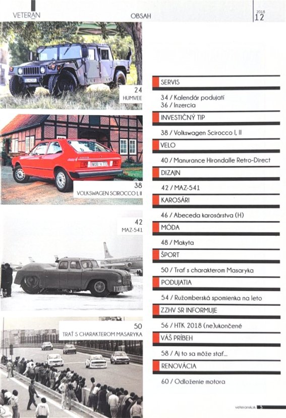 Veterán SK 12/2018