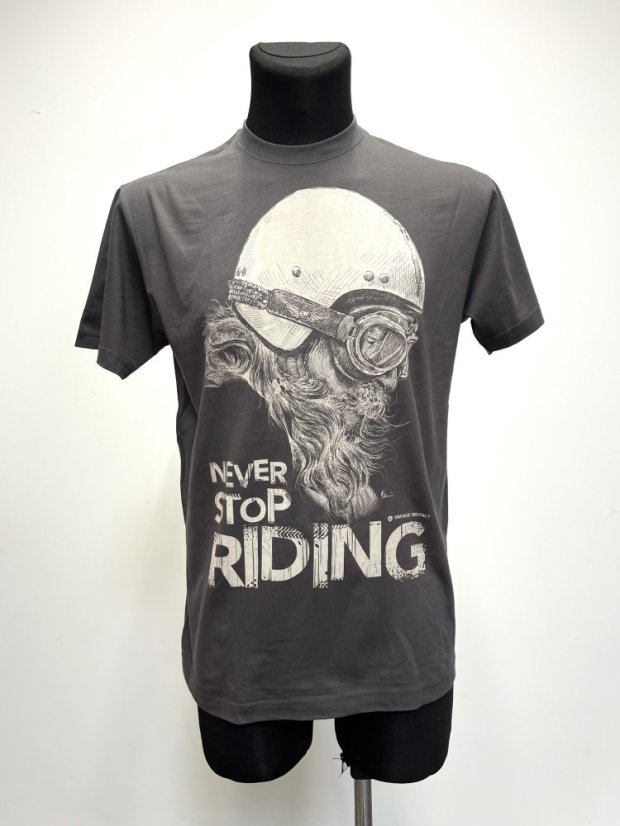 Vintage bradáč - Farba: modrá, Veľkosť: L