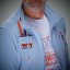 Gulf Hybrid Zip light blue