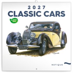 Poznámkový Kalendár Classic Cars - Zapadlík 2027