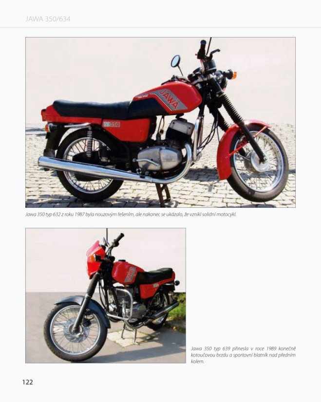Jawa 350 - Typ 634 a príbuzné modely