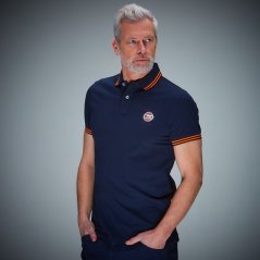 Gulf Retro Polo navy