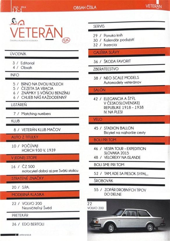Veterán SK 01/2016-12/2015