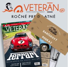 LIMITOVANÉ predplatné Veterán SK so vstupenkou do múzea