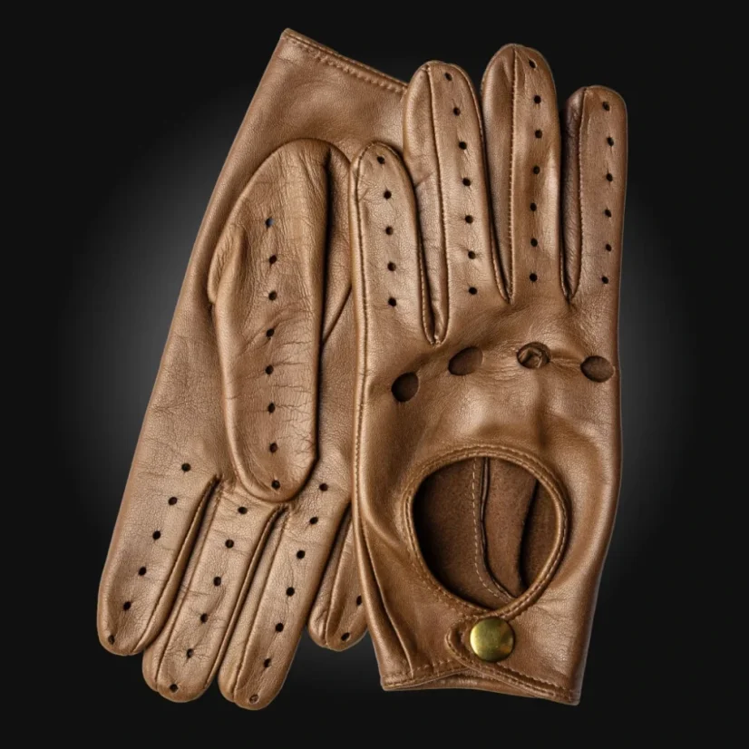 Dámske elegantné kožené rukavice na šoférovanie aj do mesta - Veľkosť: 7