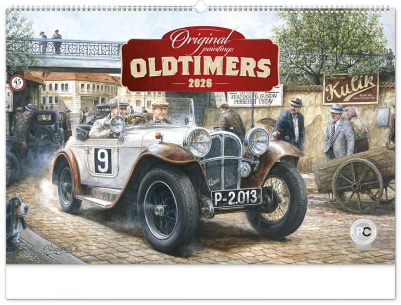 Kalendár Oldtimers / Zapadlík