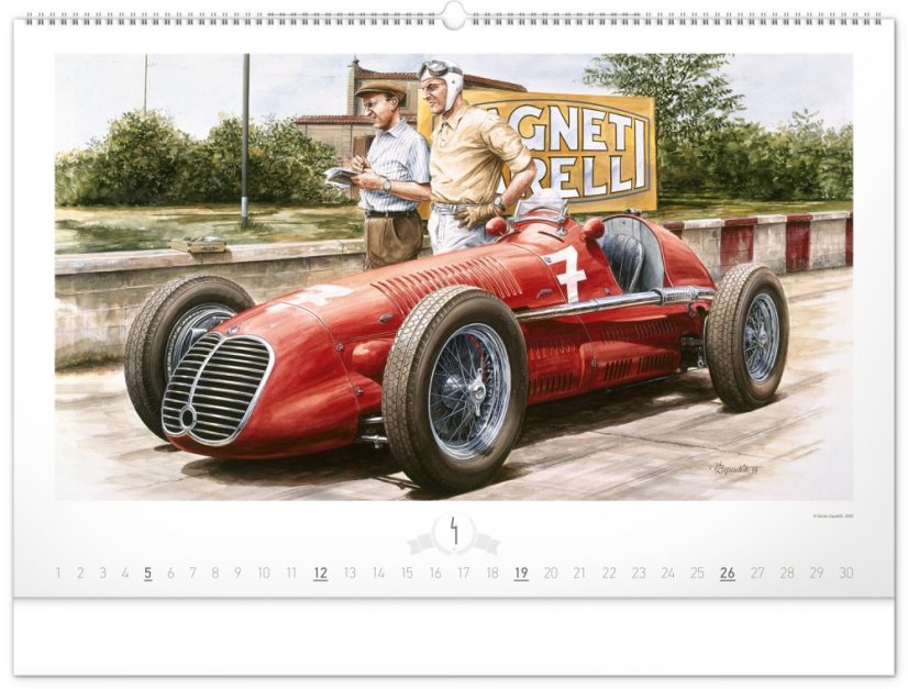 Kalendár Oldtimers / Zapadlík