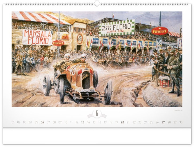 Nástenný kalendár Oldtimers - Zapadlík 2027