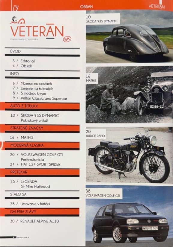 Veterán SK 12/2016