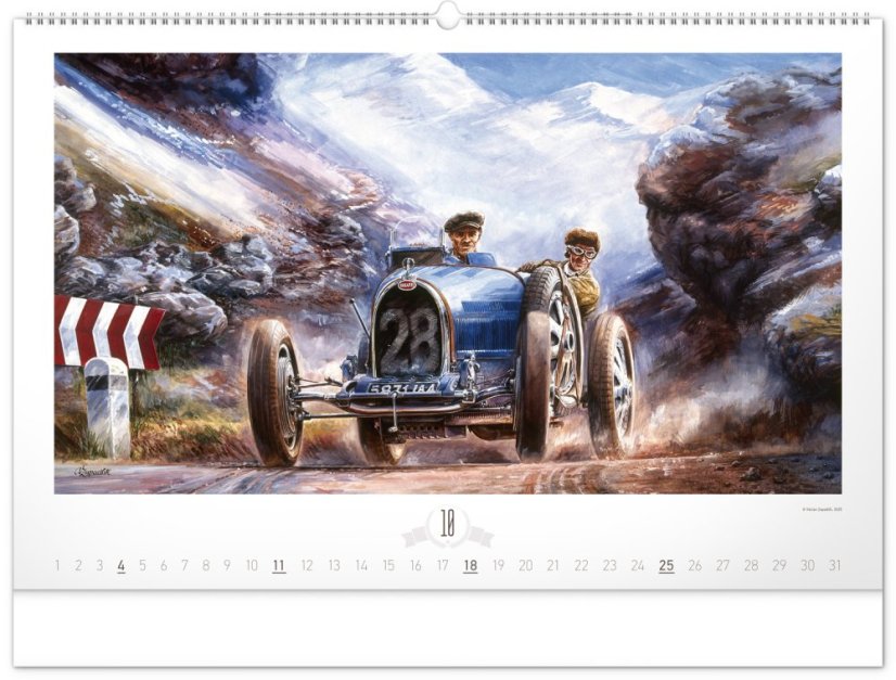 Kalendár Oldtimers / Zapadlík