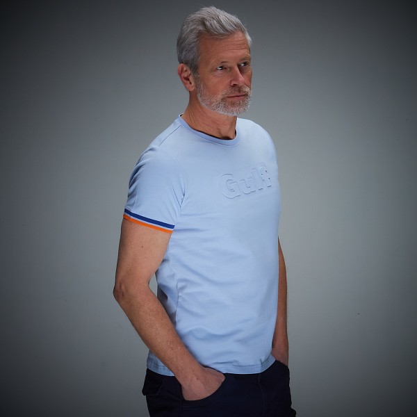 Gulf 3D T-shirt light blue - Veľkosť: L