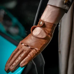 Dámske elegantné kožené rukavice na šoférovanie aj do mesta