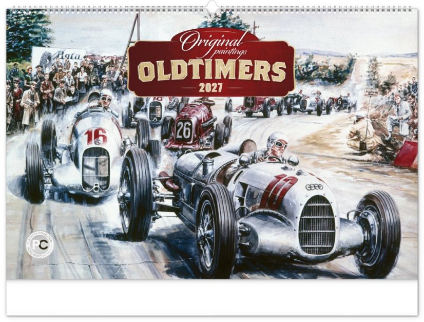 Nástenný kalendár Oldtimers - Zapadlík 2027