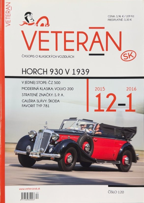 Veterán SK 01/2016-12/2015