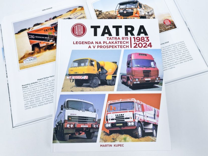 Darčekový balíček kniha Tatra 815 + Monti System MS 10 Tatra Rallye Dakar
